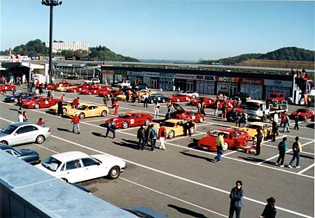 Ferrari in Padoc